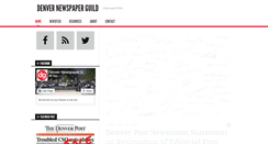 Desktop Screenshot of denvernewspaperguild.org